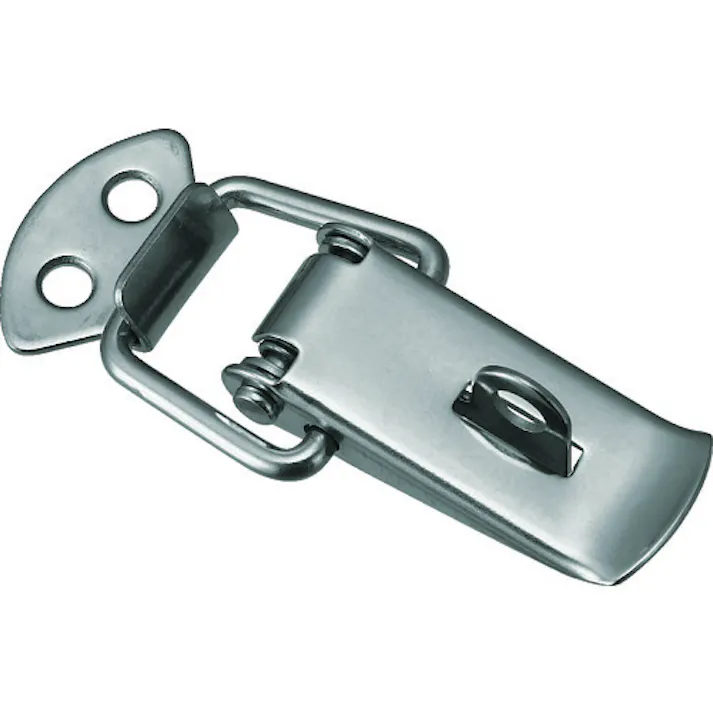 【CAINZ-DASH】トラスコ中山 パッチン錠 鍵穴付タイプ・ステンレス製 (4個入) P-21SUS【別送品】