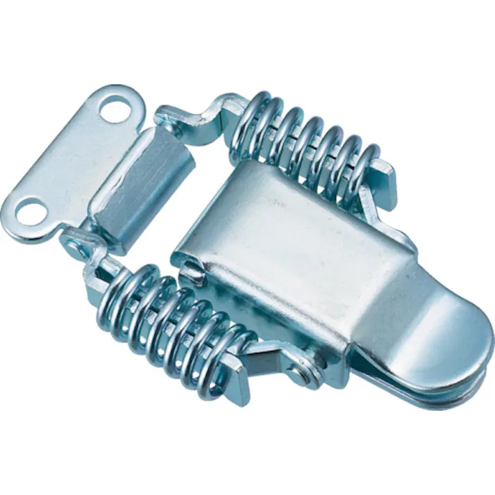 【CAINZ-DASH】トラスコ中山 パッチン錠 ばねタイプ・スチール製 (4個入) P-31【別送品】