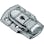 【CAINZ-DASH】トラスコ中山 パッチン錠　鍵付タイプ・スチール製　（２個入） L-12【別送品】