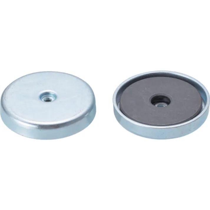 【CAINZ-DASH】トラスコ中山 マグネットホルダ 吸着力35N Φ44XH8 クロームメッキ TSM-4408C【別送品】