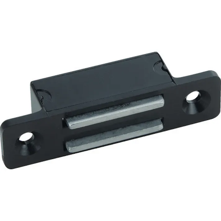 【CAINZ-DASH】トラスコ中山 マグネットキャッチ 樹脂製・埋込型 L48mm 黒 TSM-131【別送品】