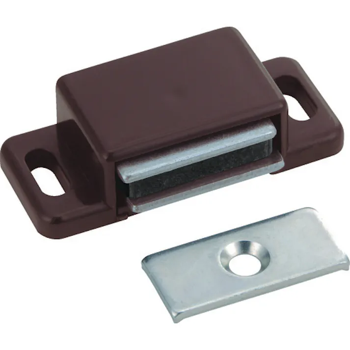 【CAINZ-DASH】トラスコ中山 マグネットキャッチ(横型) PE製 L46.7mm 茶 TSM-50P-BR【別送品】