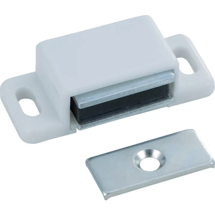 【CAINZ-DASH】トラスコ中山 マグネットキャッチ(横型) PE製 L46.7mm 白 TSM-50P-W【別送品】