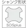 【CAINZ-DASH】トラスコ中山 軽量ハンマードリル用コンクリートドリルSDS 刃径3.4×110 TCD-SDS-34【別送品】