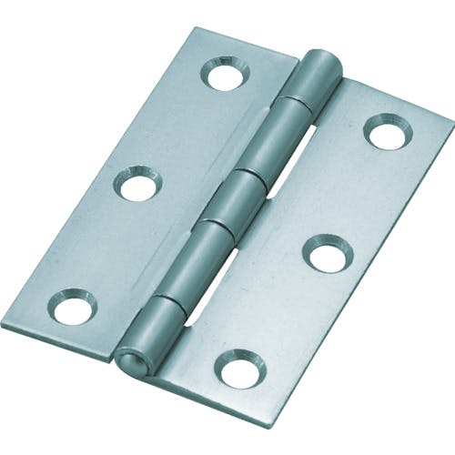 トラスコ中山 スチール製厚口蝶番 シルバー塗装仕上げ 全長76mm (10個入) 888-76SV 蝶番(スチール製) トラスコ中山 スチール製厚口蝶番 シルバー塗装仕上げ 全長76mm (10個入) 888-76SV 蝶番(スチール製)
