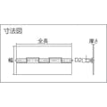 【CAINZ-DASH】トラスコ中山 スチール製薄口溶接蝶番　全長２５．５ｍｍ　（１０個入） 550W-25N【別送品】