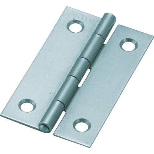 トラスコ中山 スチール製薄口普通蝶番 生地仕上げ 全長38.0mm (10個入) 550-38N 蝶番(スチール製) トラスコ中山 スチール製薄口普通蝶番 生地仕上げ 全長38.0mm (10個入) 550-38N 蝶番(スチール製)