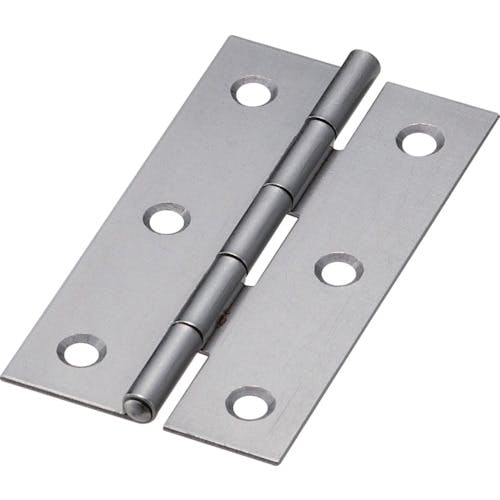 トラスコ中山 スチール製薄口普通蝶番 生地仕上げ 全長76.0mm (10個入) 550-76N 蝶番(スチール製) トラスコ中山 スチール製薄口普通蝶番 生地仕上げ 全長76.0mm (10個入) 550-76N 蝶番(スチール製)