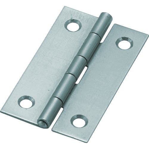 トラスコ中山 スチール製薄口普通蝶番 三価クロムメッキ仕上げ 全長51.0mm 550-51UNCR 蝶番(スチール製) トラスコ中山 スチール製薄口普通蝶番 三価クロムメッキ仕上げ 全長51.0mm 550-51UNCR 蝶番(スチール製)