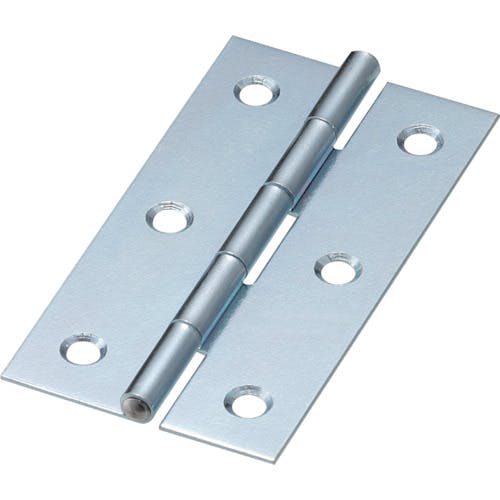 トラスコ中山 スチール製薄口普通蝶番 三価クロムメッキ仕上げ 全長76.0mm 550-76UNCR 蝶番(スチール製) トラスコ中山 スチール製薄口普通蝶番 三価クロムメッキ仕上げ 全長76.0mm 550-76UNCR 蝶番(スチール製)