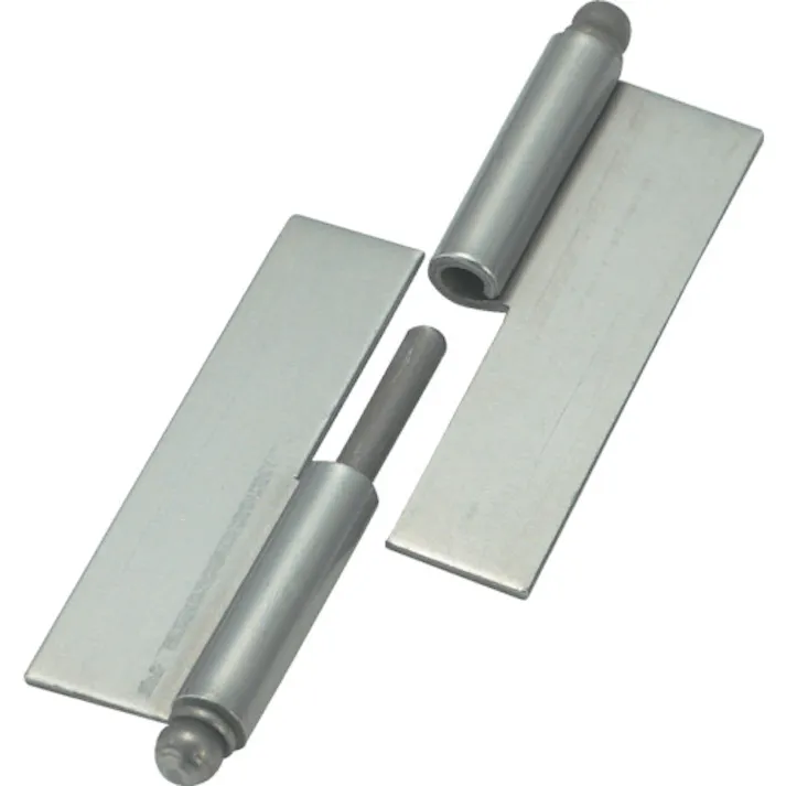 【CAINZ-DASH】トラスコ中山 スチール製抜き差し蝶番 穴ナシ 右用 (1組(袋)=2個入) 225W-5030R【別送品】