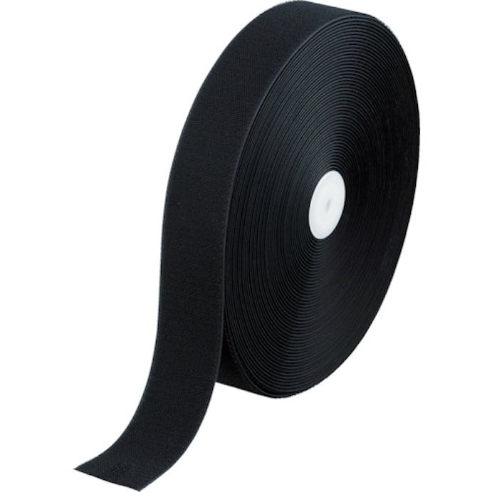 【CAINZ-DASH】トラスコ中山 マジックテープ　縫製用Ｂ側　幅５０ｍｍＸ長さ２５ｍ　黒 TMBH-5025-BK【別送品】
