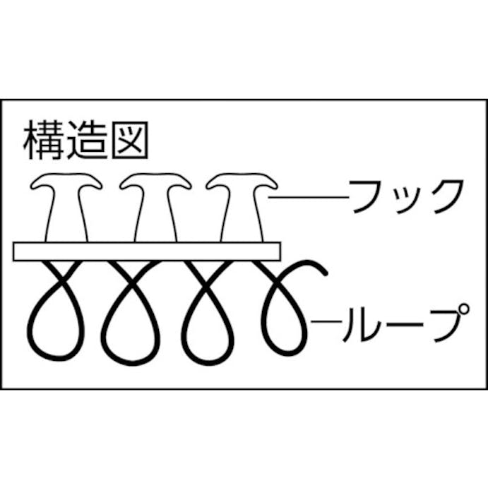 【CAINZ-DASH】トラスコ中山 マジックバンド［［Ｒ下］］結束テープ両面　幅２０ｍｍＸ長さ３０ｍ黒 MKT-20W-BK【別送品】