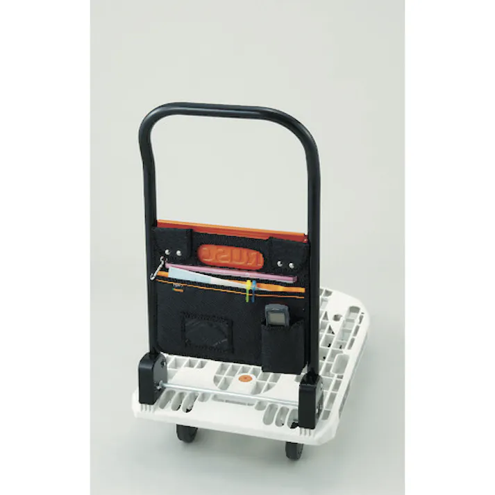 【CAINZ-DASH】トラスコ中山 楽チン台車バッグ マグネット取り付け型 ブラック TOP-DBM【別送品】