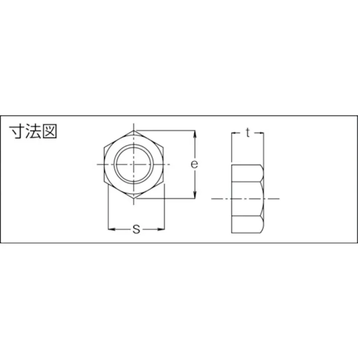 【CAINZ-DASH】トラスコ中山 六角ナット1種 チタン強度Ti2 サイズM4X0.7 8個入 TB94-0004【別送品】