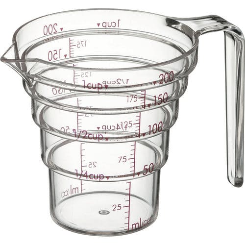 トラスコ中山 段々計量カップ200ML DD-250 計量カップ(ビーカー・計量カップ) トラスコ中山 段々計量カップ200ML DD-250 計量カップ(ビーカー・計量カップ)