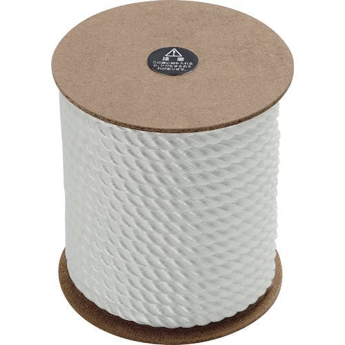 トラスコ中山 イザナス［［Ｒ下］］ロープ３つ打タイプ　線径６ｍｍ　長さ３０ｍ IZA-630 ロープ（ナイロン）