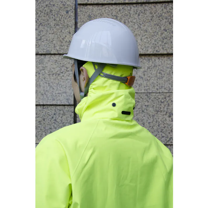 【CAINZ-DASH】トラスコ中山 ゴアテックス高視認制電レインウェア(上着のみ) イエロー S GXHW-S-Y【別送品】