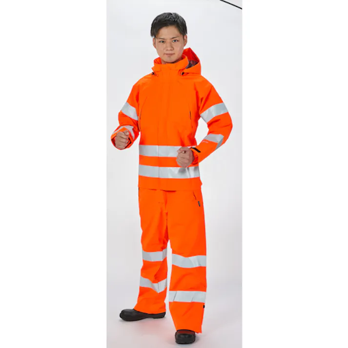 【CAINZ-DASH】トラスコ中山 ゴアテックス高視認制電レインパンツ オレンジ S GXHP-S-OR【別送品】