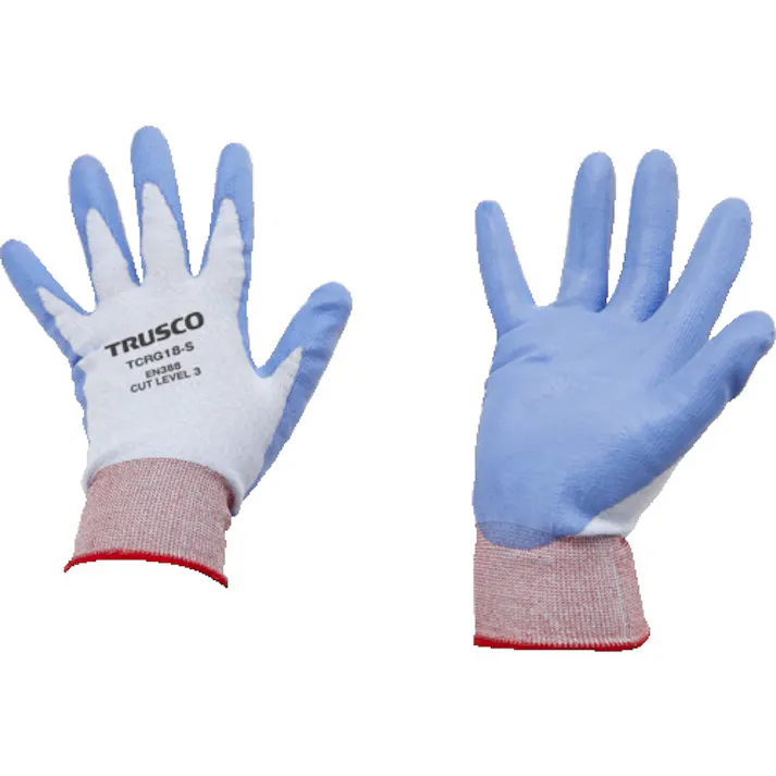 【CAINZ-DASH】トラスコ中山 耐切創手袋 18G ポリウレタンコーティング Sサイズ TCRG18-S【別送品】