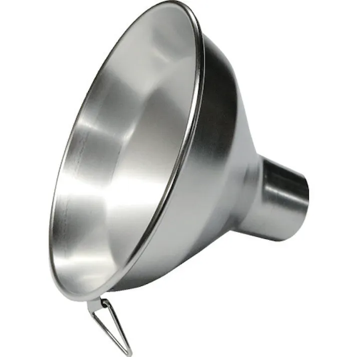 【CAINZ-DASH】トラスコ中山 ステンレス広口ロート金具付き(穀物用) 上径φ150×下径φ37×全長105 足長30 SRTH150【別送品】