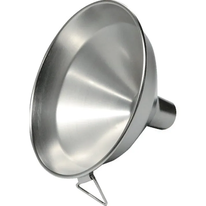 【CAINZ-DASH】トラスコ中山 ステンレス一斗缶用ロート 上径φ155×下径φ27×全長105 足長28 SRT1T155【別送品】