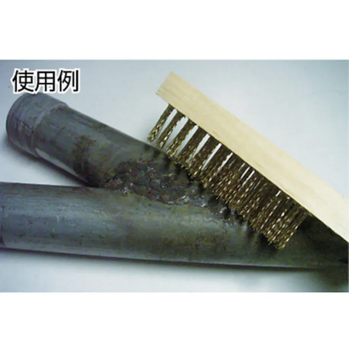 【CAINZ-DASH】トラスコ中山 木柄3行ブラシ ステンレス線 TB-5031【別送品】