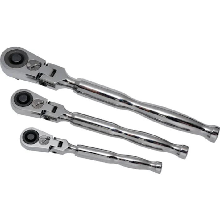 【CAINZ-DASH】トラスコ中山 【売切廃番】 ハンドル回転首振りラチェットハンドル 6.35mm TFRH2-SP【別送品】