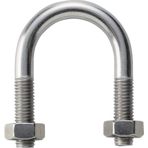 トラスコ中山 SGP用Uボルト SUS304 呼び径25A ねじ径M10 TSGP-BTM10-25A-S 配管支持金具 トラスコ中山 SGP用Uボルト SUS304 呼び径25A ねじ径M10 TSGP-BTM10-25A-S 配管支持金具