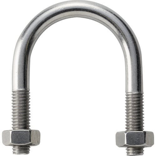トラスコ中山 SGP用Uボルト SUS304 呼び径32A ねじ径M10 TSGP-BTM10-32A-S 配管支持金具 トラスコ中山 SGP用Uボルト SUS304 呼び径32A ねじ径M10 TSGP-BTM10-32A-S 配管支持金具