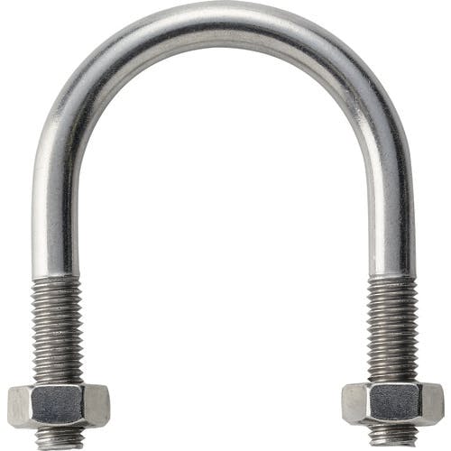 トラスコ中山 SGP用Uボルト SUS304 呼び径40A ねじ径M10 TSGP-BTM10-40A-S 配管支持金具 トラスコ中山 SGP用Uボルト SUS304 呼び径40A ねじ径M10 TSGP-BTM10-40A-S 配管支持金具