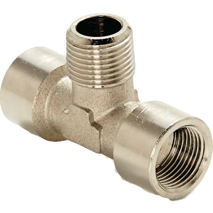 【CAINZ-DASH】トラスコ中山 二方チーズ メネジXオネジXメネジ1/4 TEB2【別送品】