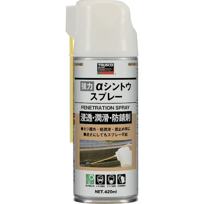 【CAINZ-DASH】トラスコ中山 強力αシントウスプレー 420ml 3石タイプ ALP-HS3【別送品】