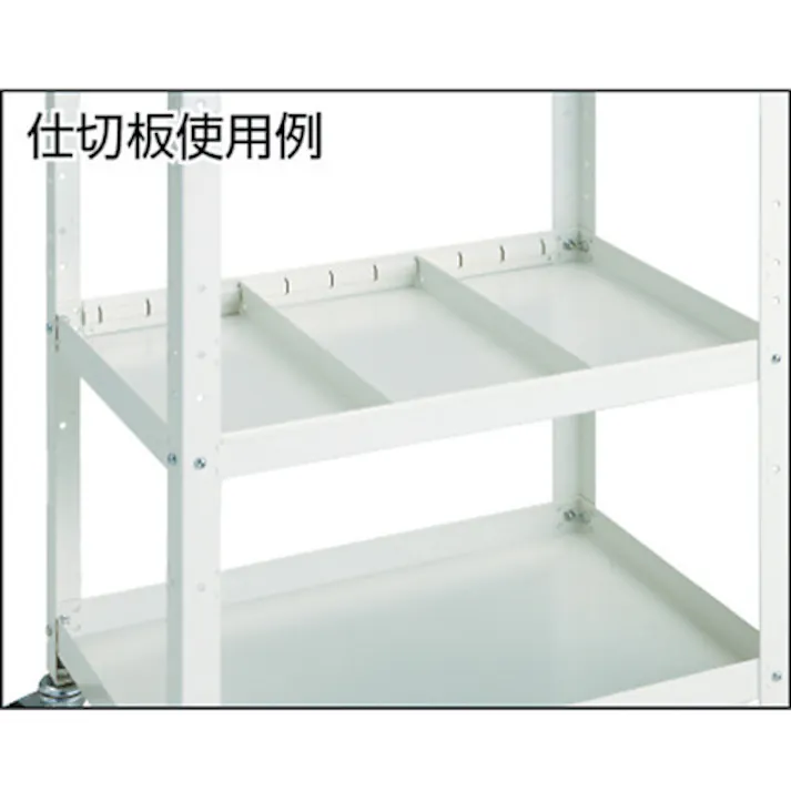 【CAINZ-DASH】トラスコ中山 ツールワゴン ラビットワゴン用棚板 360X360 ヤンググリーン RBW-33T YG【別送品】