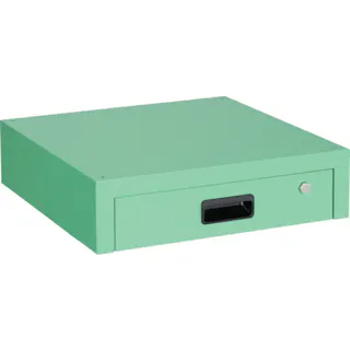 【CAINZ-DASH】トラスコ中山 ツールワゴン ラビットワゴン用引出1段 500X500 ヤンググリーン RBW-55V YG【別送品】