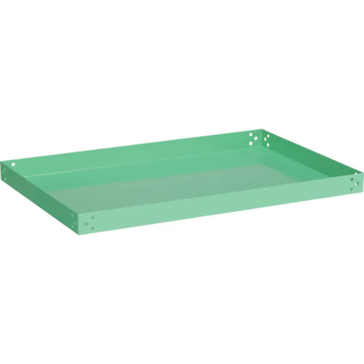 【CAINZ-DASH】トラスコ中山 ツールワゴン ラビットワゴン用棚板 600X400 ヤンググリーン RBW-64T YG【別送品】