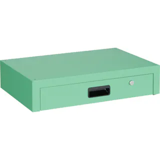 【CAINZ-DASH】トラスコ中山 ツールワゴン ラビットワゴン用引出1段 600X400 ヤンググリーン RBW-64V YG【別送品】