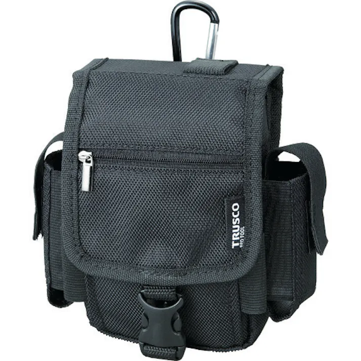 【CAINZ-DASH】トラスコ中山 コンパクトツールケース ツーサイドポケット ブラック TCTC1808-BK【別送品】