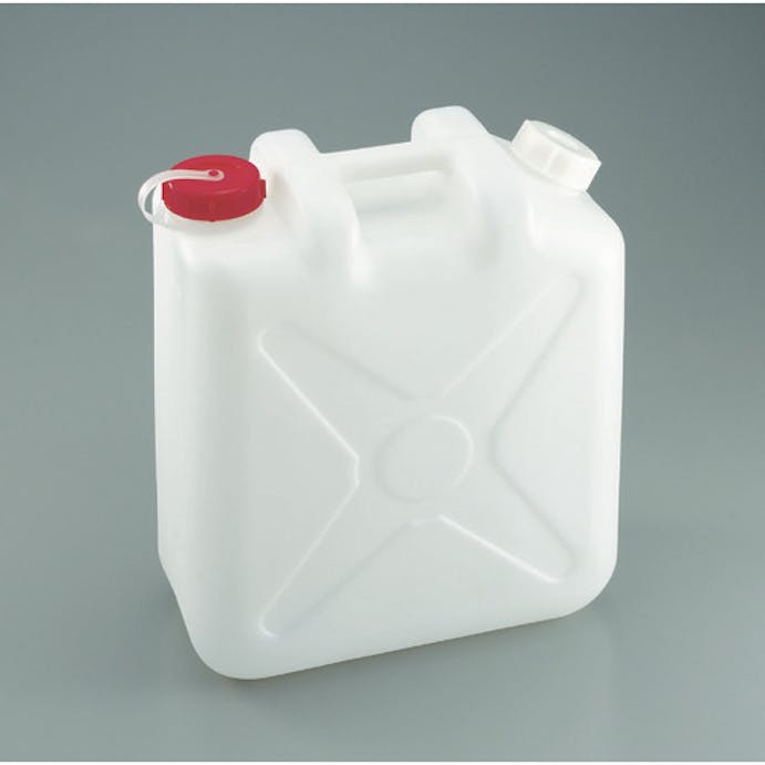 【CAINZ-DASH】トラスコ中山 カラーキャップ　ポリタンク（扁平缶）用　ホワイト T-2040【別送品】
