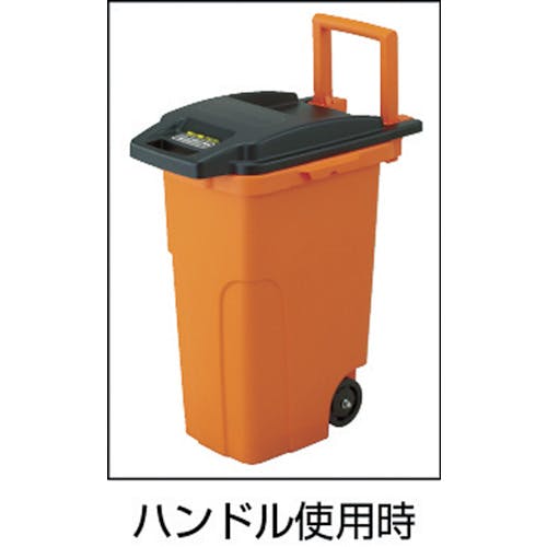 カラーペール キャスター付き 70L レッド CK-70 (3-4838-04) アロン化成 厨房ペール キャスター付 CK-70 レッド (R) 70L 572×356×H704