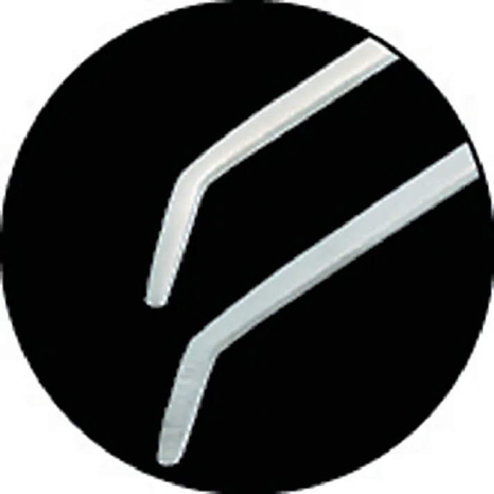 【CAINZ-DASH】トラスコ中山 大型ステンレス製ピンセット 500mm 曲 TSP-209L【別送品】