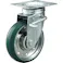 【CAINZ-DASH】トラスコ中山 キャスター ハイテンプレス製ウレタン車 自在S付金具付 φ100 HTTUJB-100【別送品】