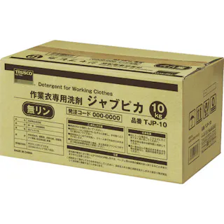 【CAINZ-DASH】トラスコ中山 ジャブピカ 無リン作業衣用粉末洗剤 10kg TJP-10【別送品】