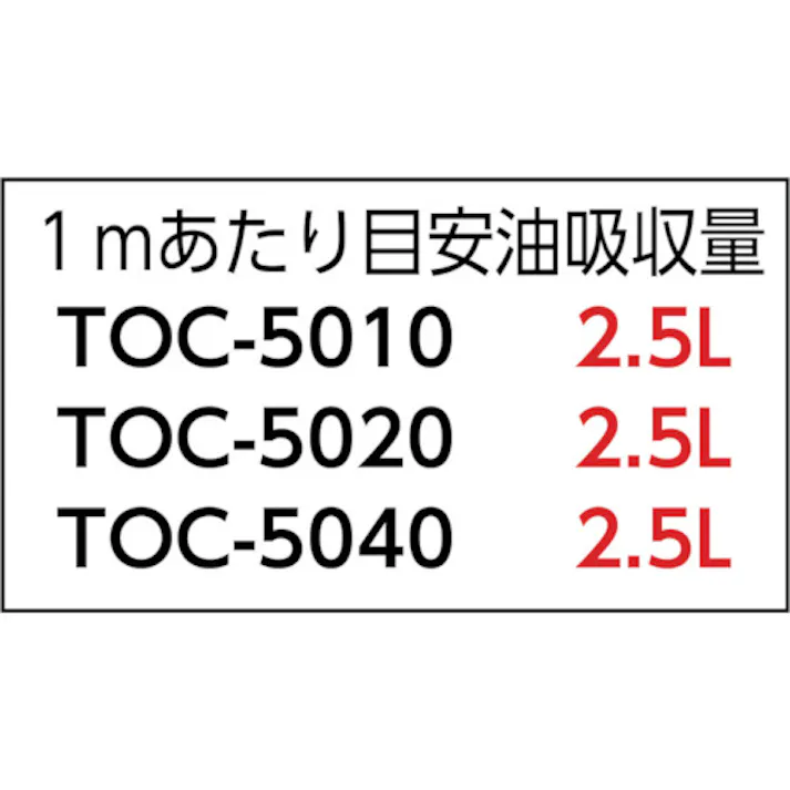 【CAINZ-DASH】トラスコ中山 オイルキャッチャー 500mm幅X20m 油用 TOC-5020【別送品】