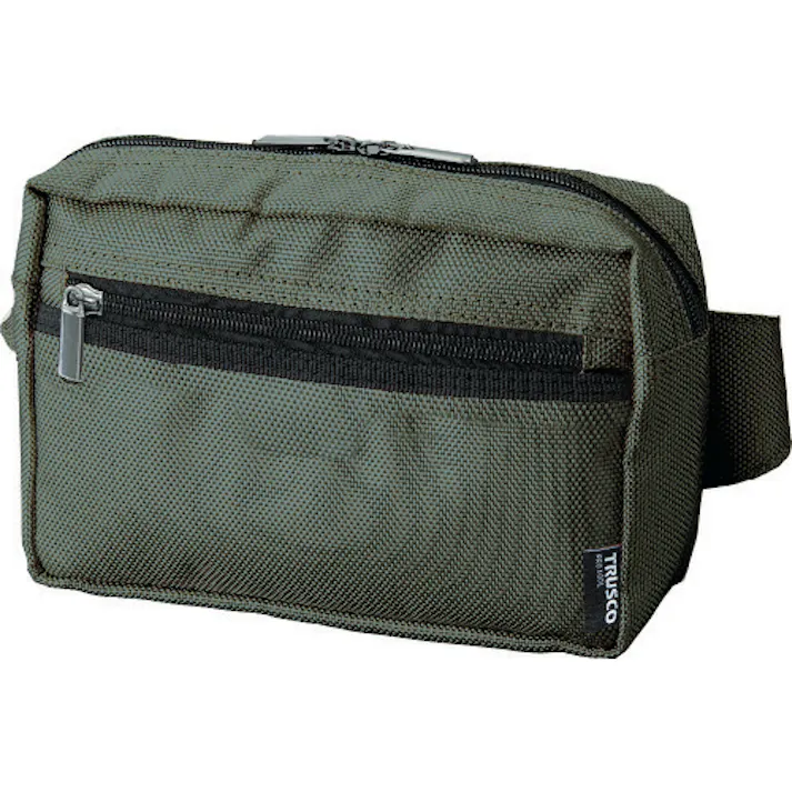 【CAINZ-DASH】トラスコ中山 コンパクトウエストポーチ グリーン TC-CWP-GN【別送品】