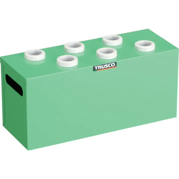 【CAINZ-DASH】トラスコ中山 ツーリングケース NT・BT兼用 30用ホルダー6個 ヤンググリーン 間口390×奥行145×高さ188mm WNT30-6YG【別送品】