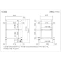 【CAINZ-DASH】トラスコ中山 ＢＮ型小型作業台　４５０Ｘ６００　キャスター付　ヤンググリーン色 BN4560ACYG【別送品】