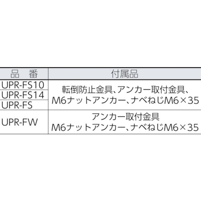 【CAINZ-DASH】トラスコ中山 ＵＰＲ型ラック枠のみ　Ｈ１０００ UPR-FS10【別送品】