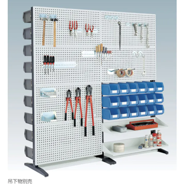 【CAINZ-DASH】トラスコ中山 UPR型パンチングラック枠のみH1450 UPR-FS14【別送品】