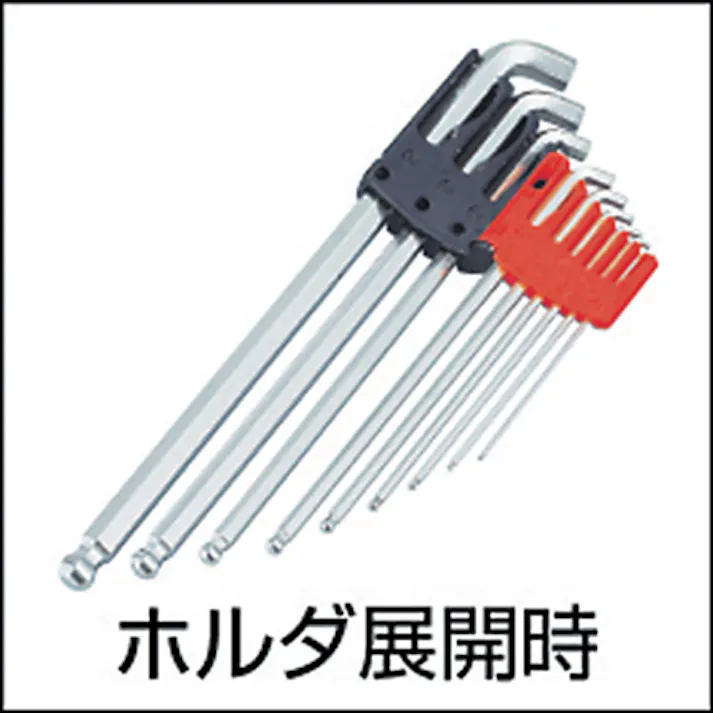 【CAINZ-DASH】トラスコ中山 ショートネック100°ロングボールポイント六角棒レンチセット TTV100-9S【別送品】